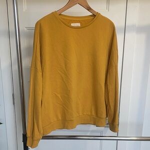 Men's Mustard Crewneck Sweater